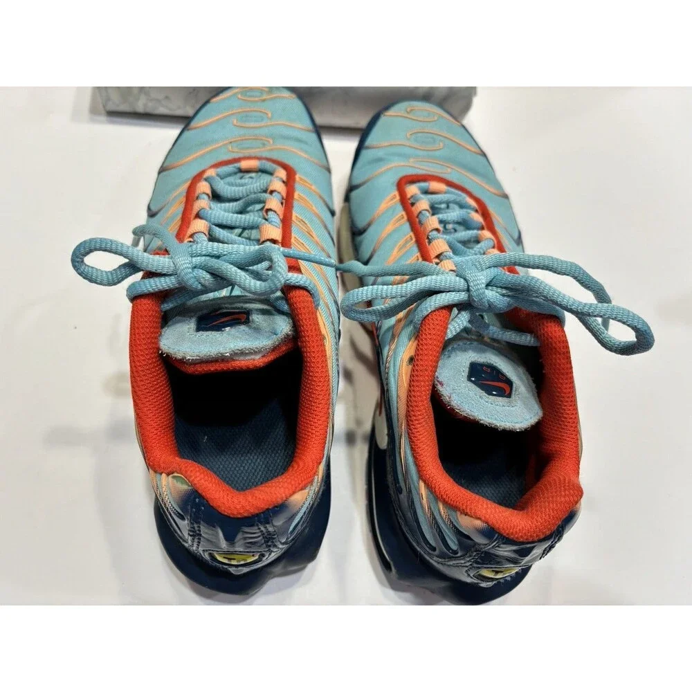 Nike Air Max Plus GS SWOOSH CHAIN Blue Orange White CQ4816 400 GS Sz 5.0Y